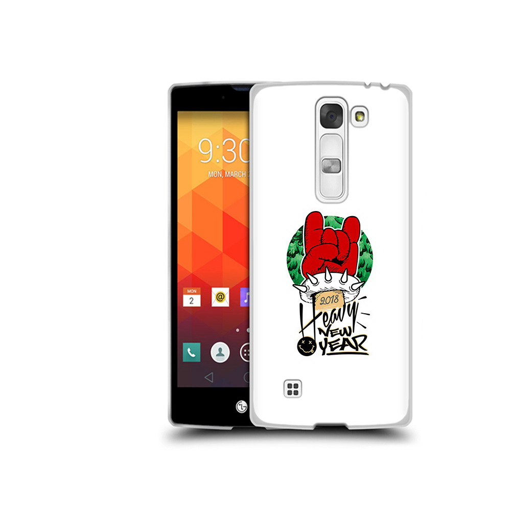 

Чехол MyPads Tocco для LG Magna Гангстер новый год (PT13410.79.53), Прозрачный, Tocco