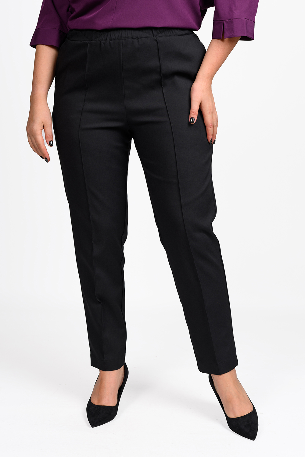 

Брюки женские SVESTA P487 черные 64 RU, Черный, P487