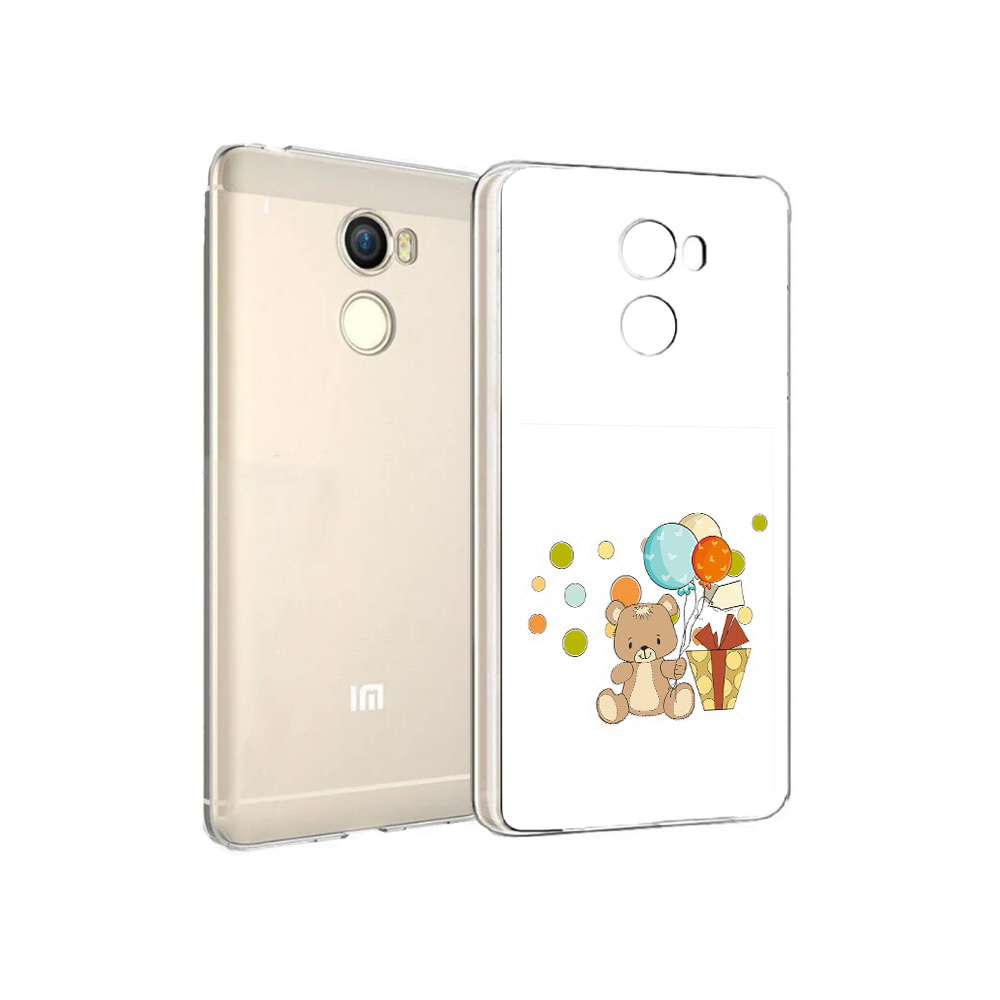 

Чехол MyPads Tocco для Xiaomi Redmi 4 медвеженок с подарком (PT47306.287.470), Прозрачный, Tocco