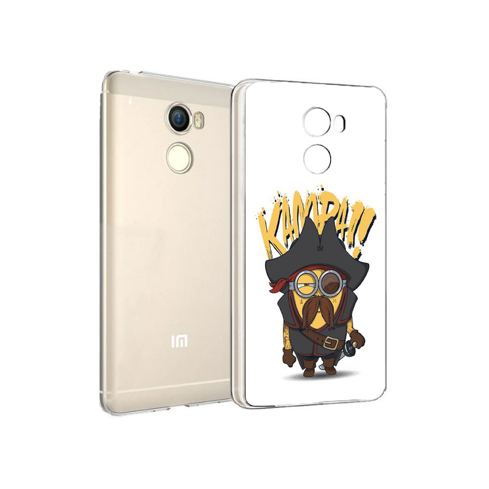 

Чехол MyPads Tocco для Xiaomi Redmi 4 миньон пират (PT47306.287.476), Прозрачный, Tocco