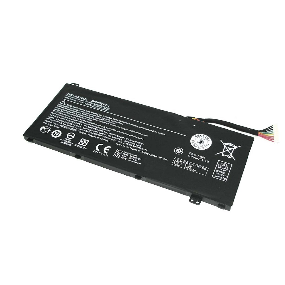 Аккумуляторная батарея для ноутбука Acer Aspire VN7-571G/VN7-791 11.4V 4465mAh