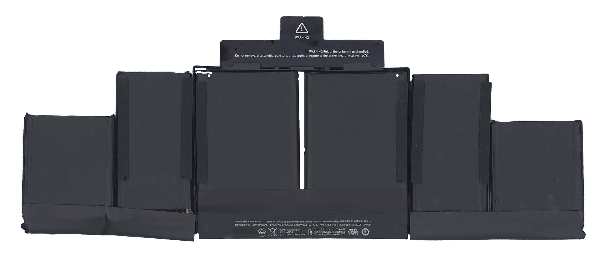 

Аккумулятор для ноутбука Apple MacBook Pro 15" Retina A1398/1494 95Wh Mid 2014