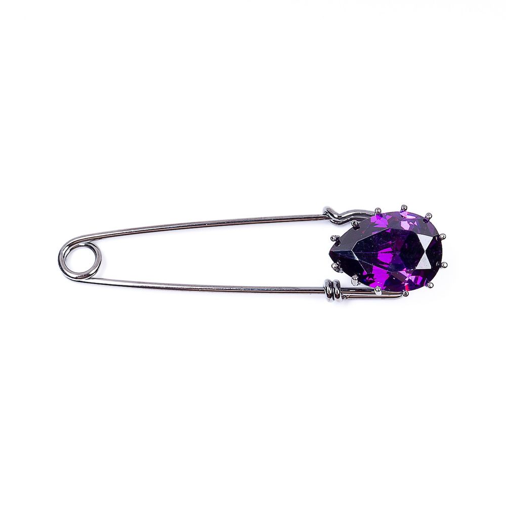 

Брошь из бижутерного сплава с swarovski Moon Paris MoS-22.03-050, MoS-22.03-050