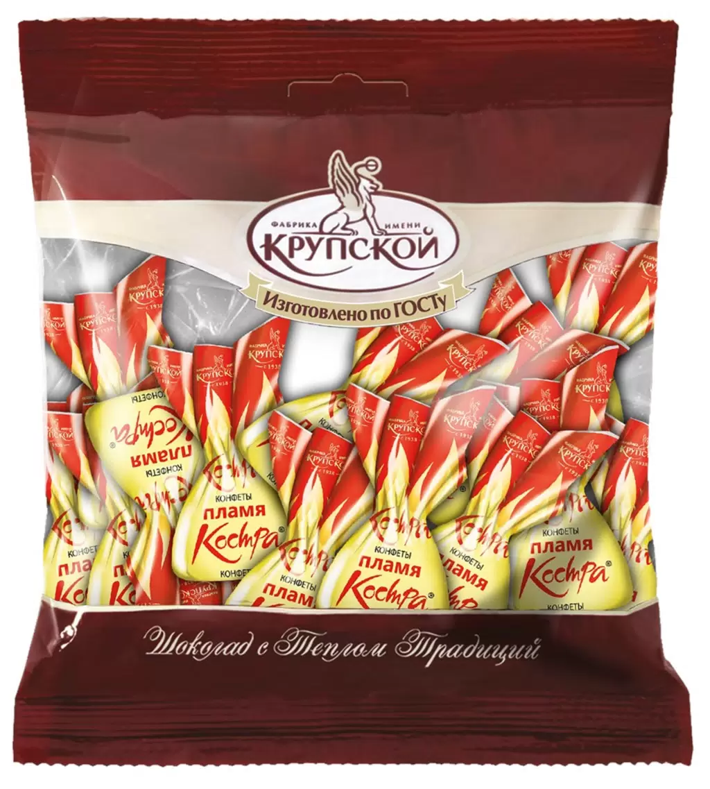 

Конфеты КФ Крупской Пламя костра, 200 г x 3 шт