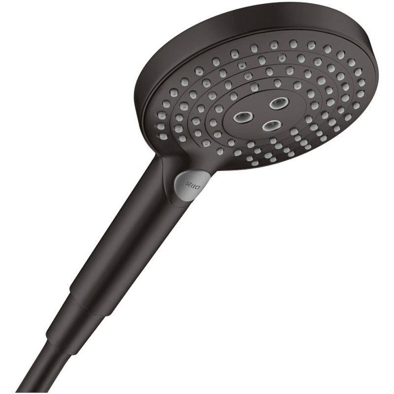 фото Душевая лейка hansgrohe raindance select s 26530670 чёрный матовый