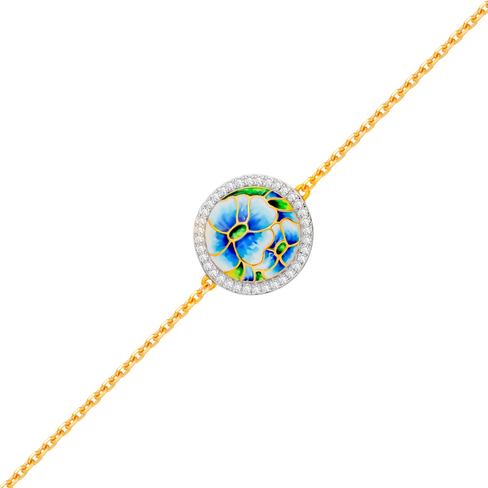 

Браслет из серебра с фианитом/эмалью р.  585Gold 705000973, 705000973