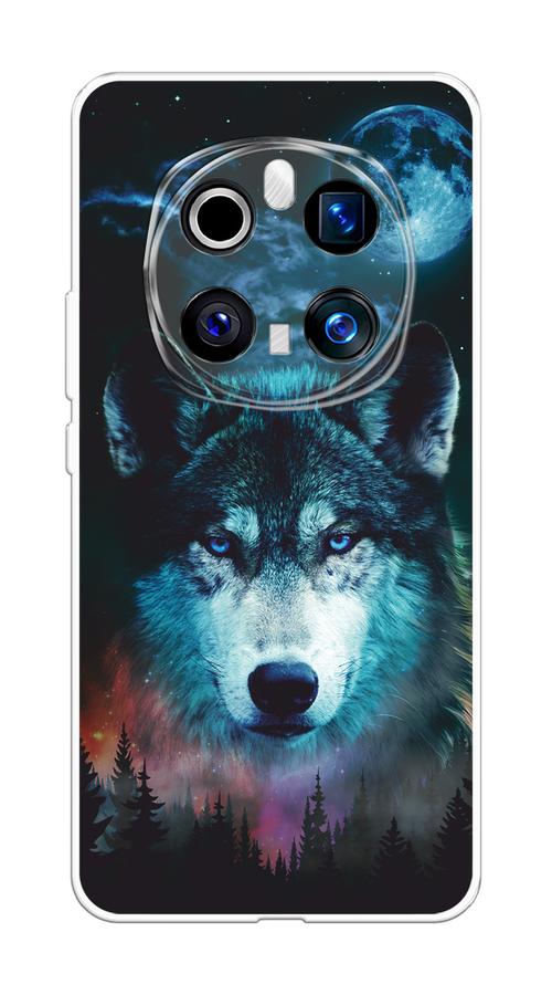 

Чехол на Honor Magic 7 Pro Лунный волк, Бирюзовый;розовый;синий, 6125650-1