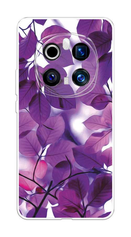 

Чехол на Honor Magic 7 Pro Сиреневые листики, Фиолетовый;голубой, 6125650-1