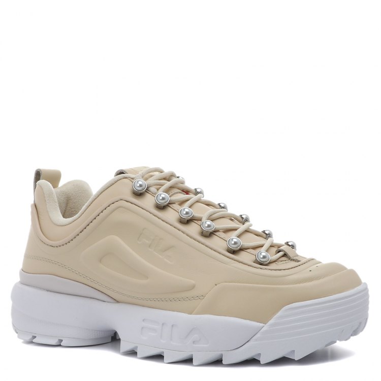 фото Кроссовки женские fila disruptor zero pearl бежевые 36 eu