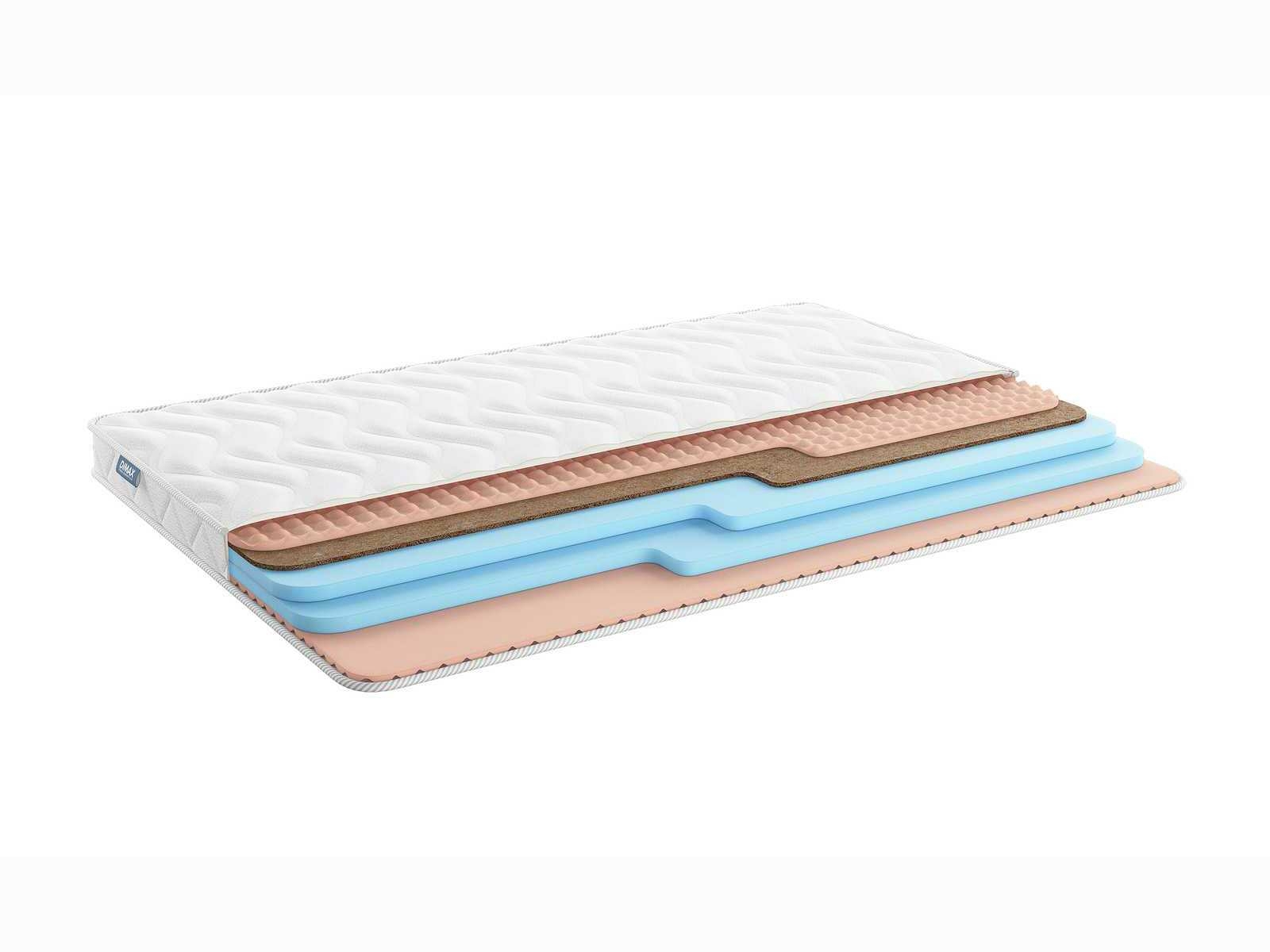 

Матрас Dimax Relmas Cocos Roll 9 180х190, Бежевый;белый;серый;серебристый, Relmas Cocos Roll 9