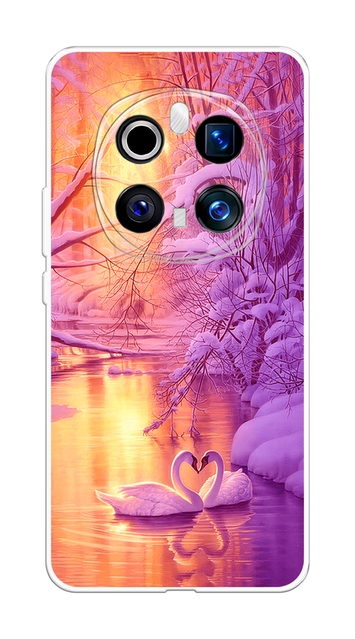 

Чехол на Honor Magic 7 Pro Зима 1, Фиолетовый;желтый, 6125650-1