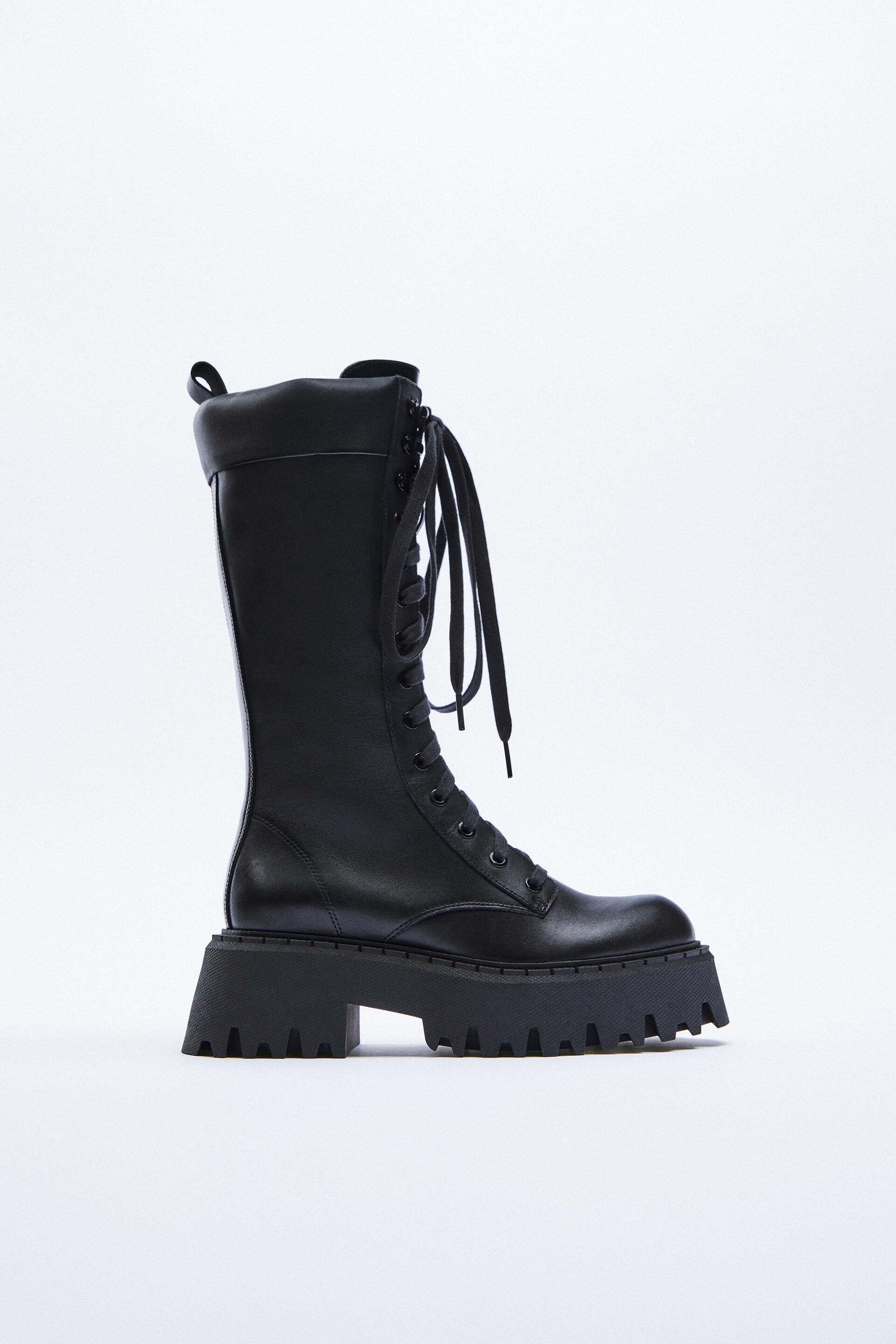 

Ботинки женские ZARA 177665 черные 41 RU (доставка из-за рубежа), 177665