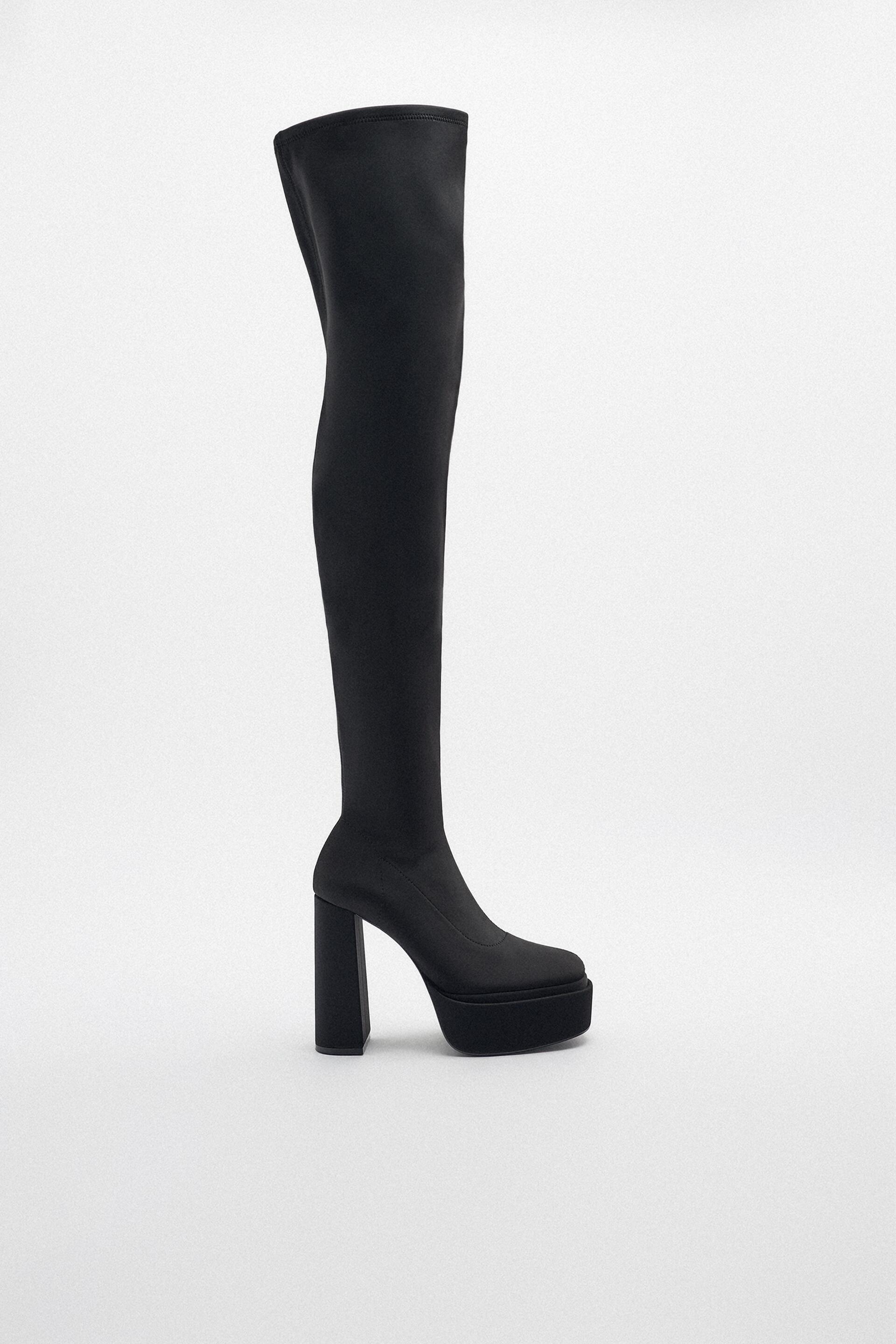 

Ботфорты женские ZARA 13002011 черные 36 RU (доставка из-за рубежа), 13002011