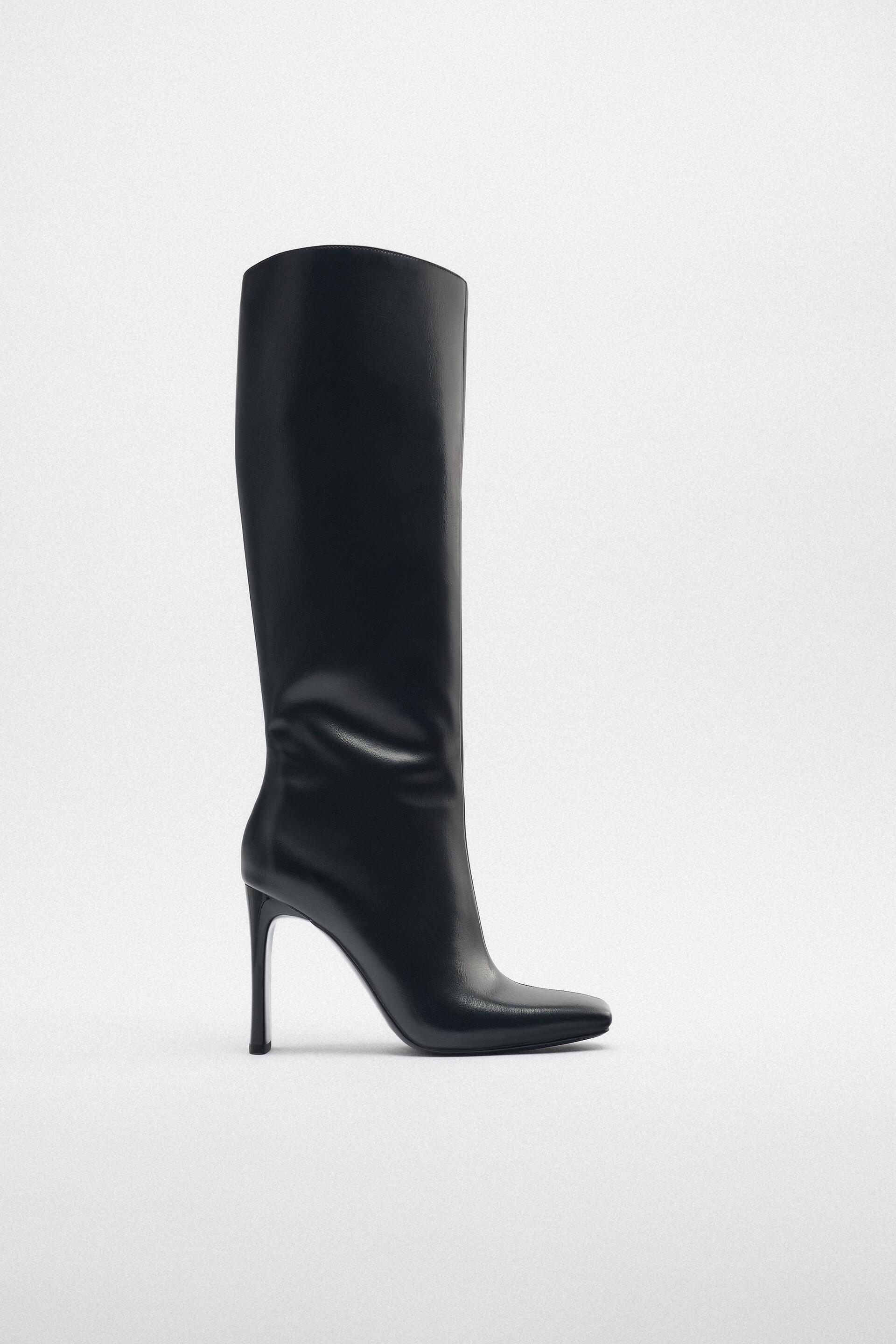 

Сапоги женские ZARA 13006011 черные 38 RU (доставка из-за рубежа), 13006011