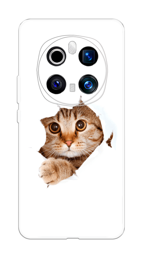 

Чехол на Honor Magic 7 Pro Кот и бумага, Белый;коричневый, 6125650-1