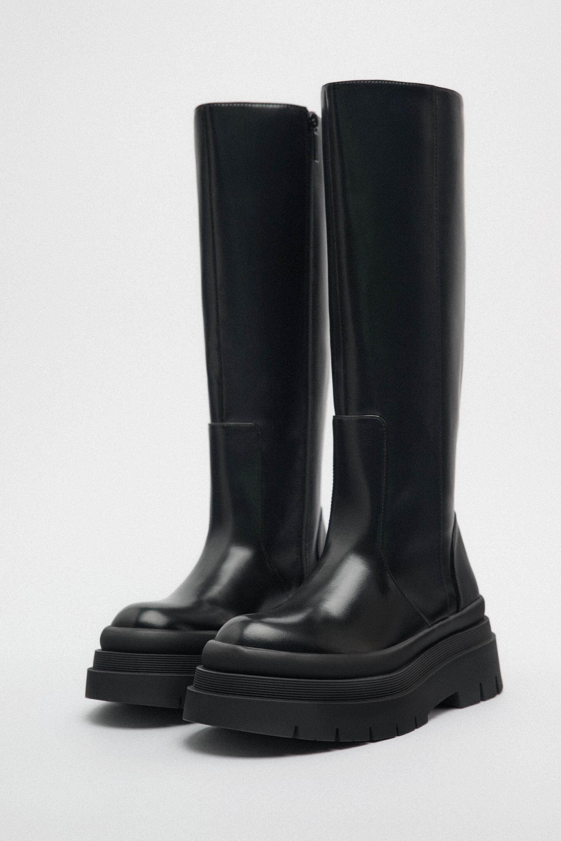 

Сапоги женские ZARA 13016010 черные 38 EU (доставка из-за рубежа), 13016010