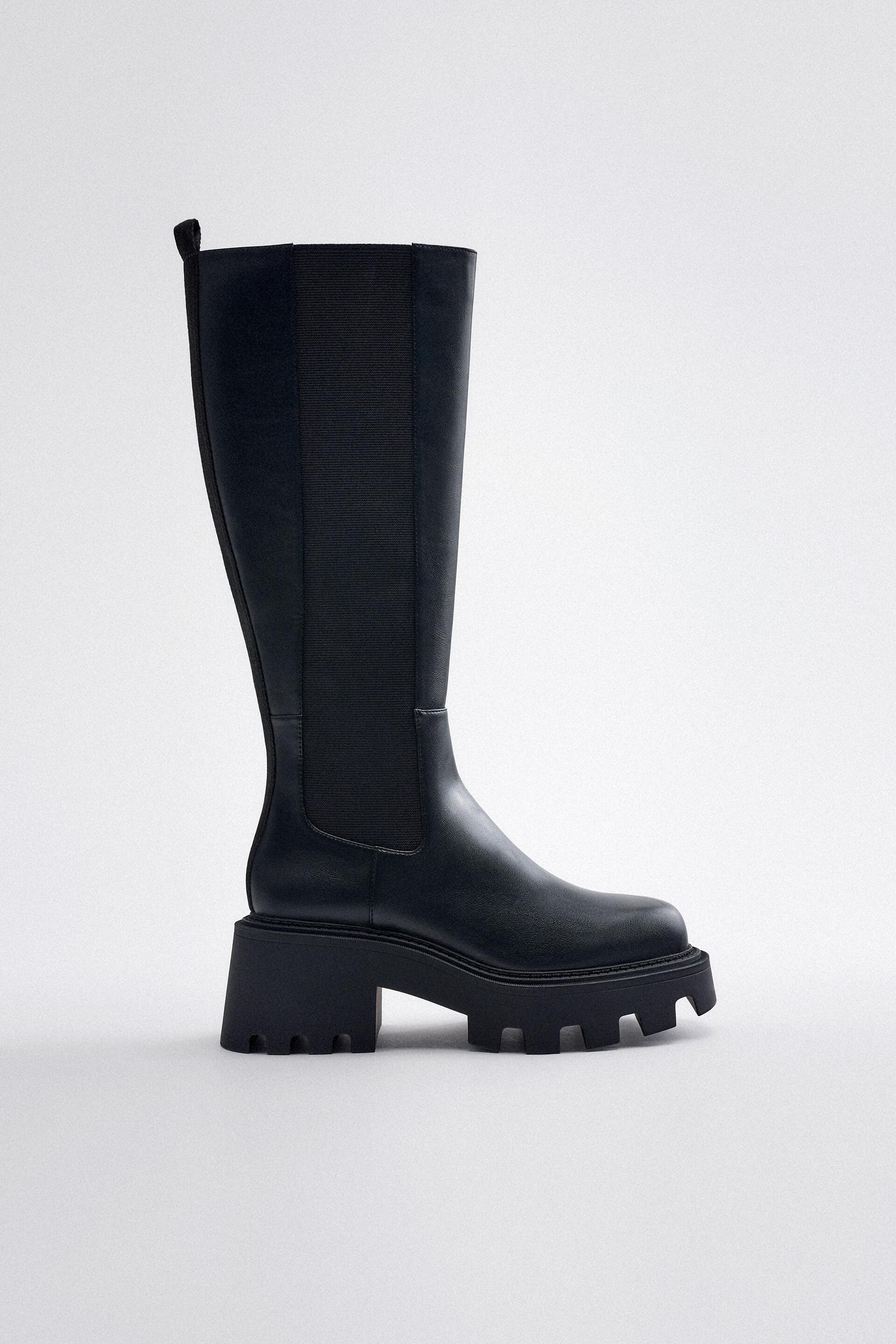 

Сапоги женские ZARA 13038010 черные 40 RU (доставка из-за рубежа), 13038010