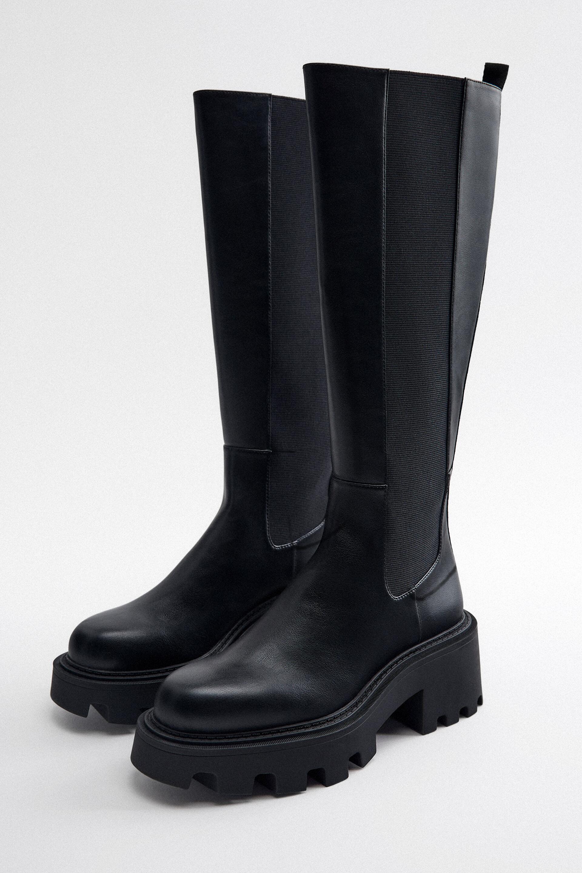 

Сапоги женские ZARA 13038010 черные 42 EU (доставка из-за рубежа), Черный, 13038010