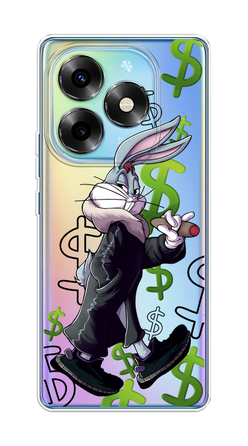 

Чехол на Itel S23+ "Rich Bugs Bunny", Зеленый;черный;голубой, 3201550-1
