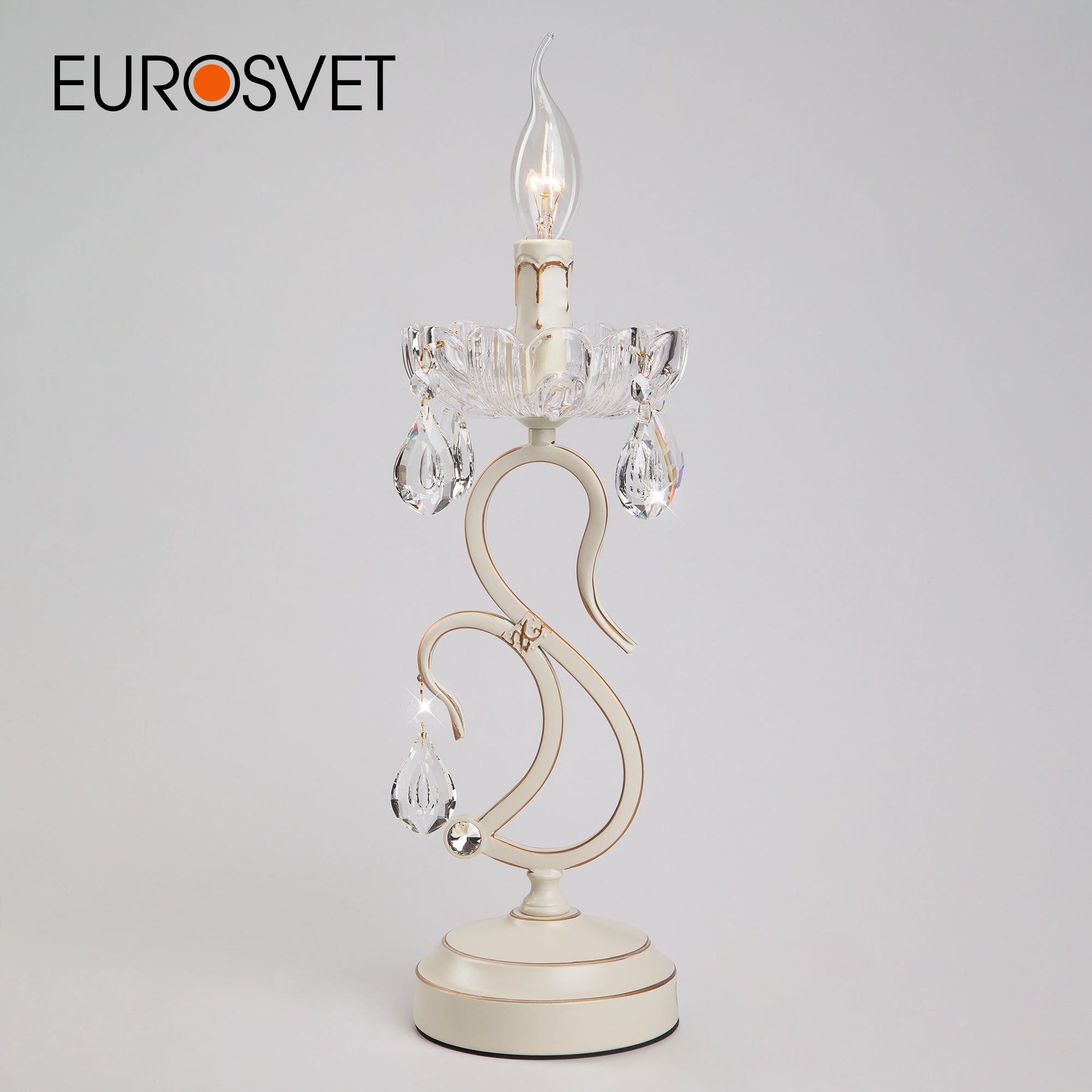

Настольная лампа Eurosvet 12 205 12205/1T белый Strotskis, 12205/1T белый Strotskis