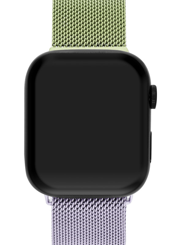 

Ремешок Mutural для Apple Watch Series 1 42 mm металлический Зелёно-фиолетовый, Зеленый, Apple Watch Series 1 42 мм