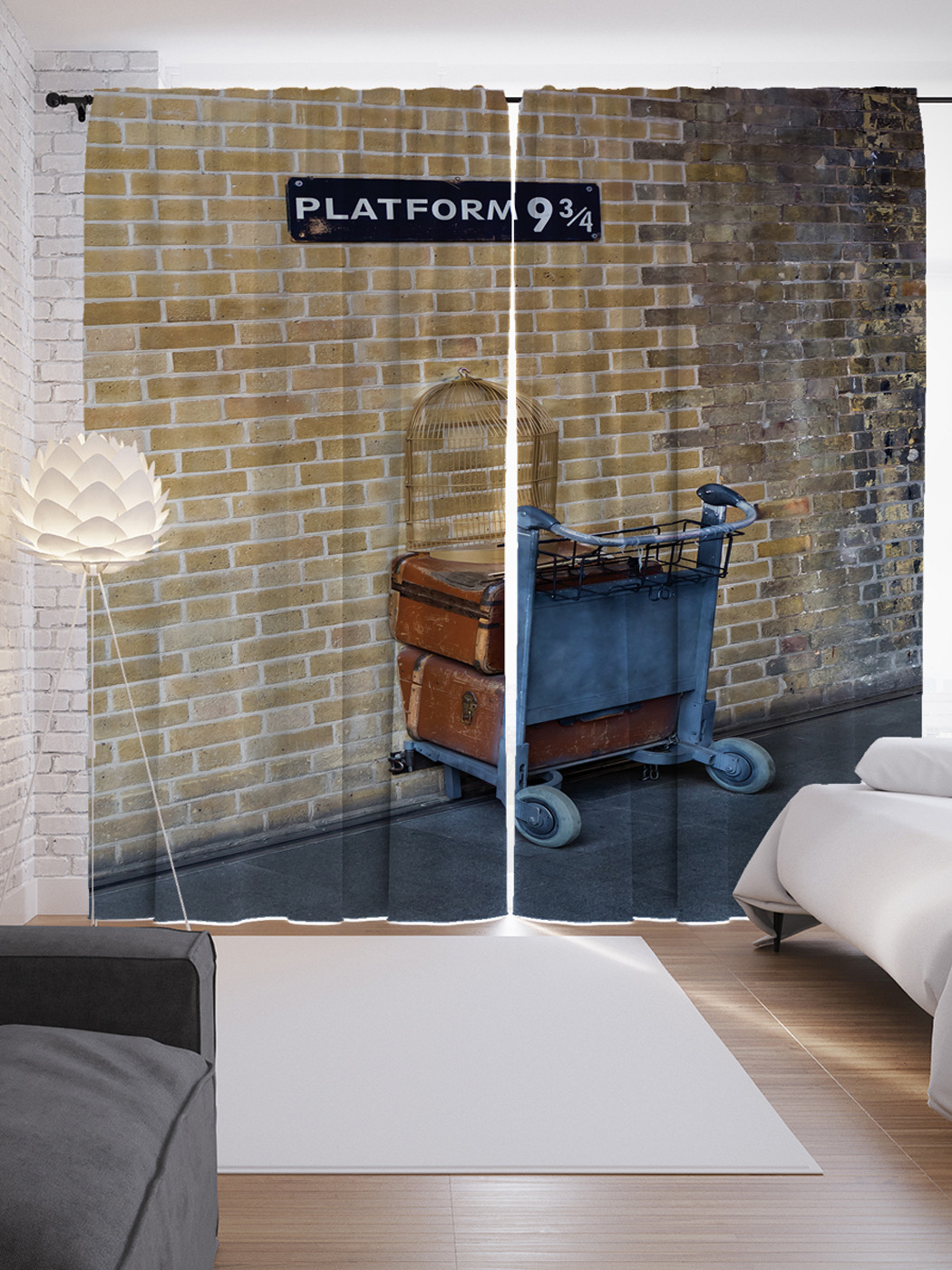

Шторы JoyArty с фотопечатью "Магическая платформа" из сатена, 290х265 см, Магическая платформа