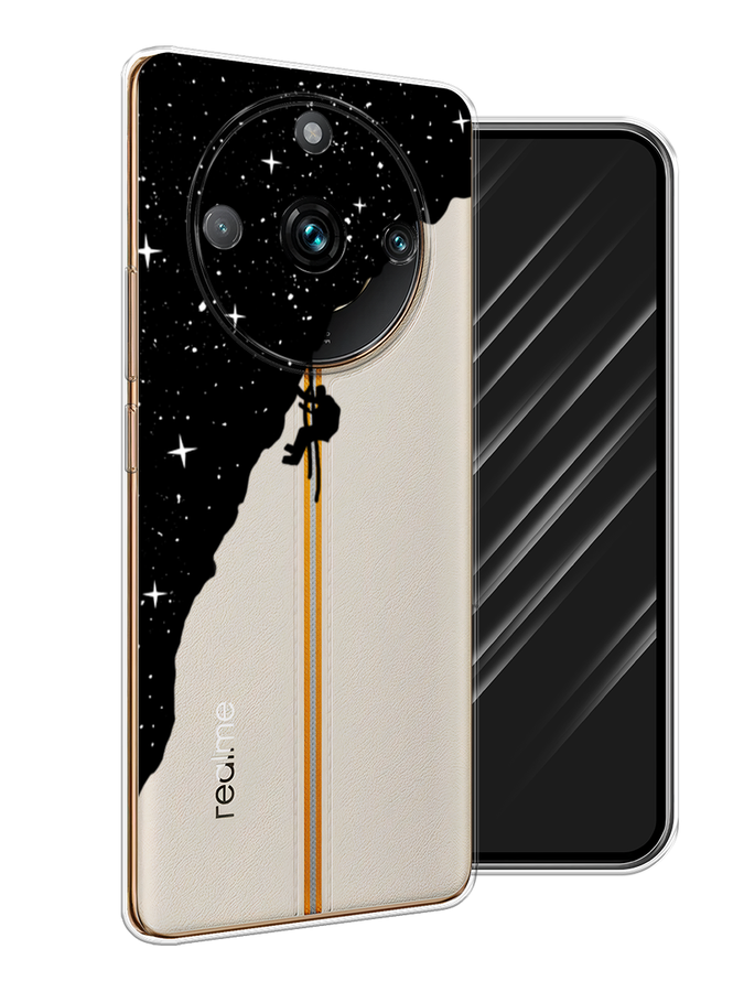 

Чехол Awog на Realme 11 "Скалолаз в космосе", Черный;белый;бежевый, 2514150-4