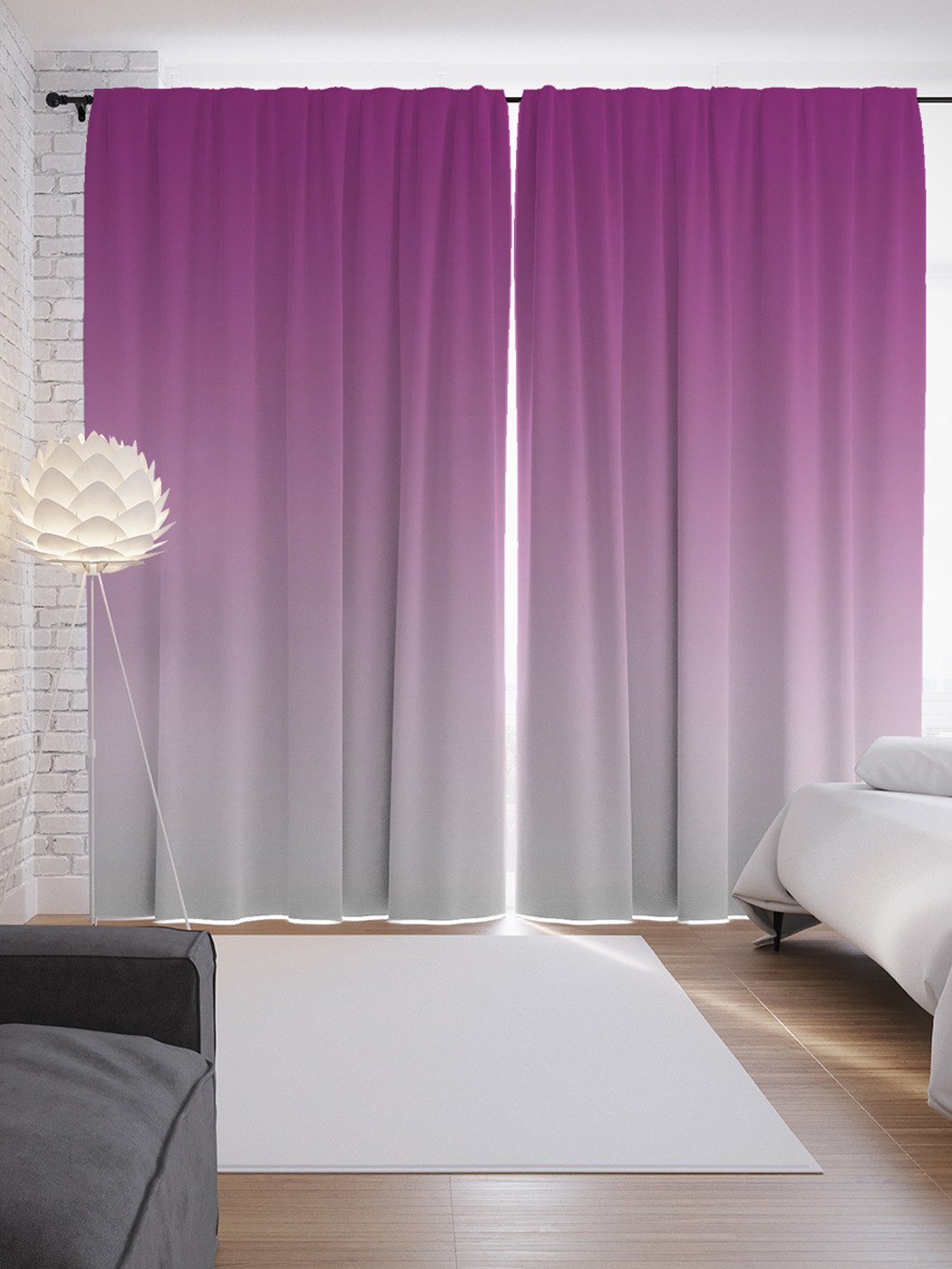 

Шторы JoyArty с фотопечатью "Таинственное сияние" из сатена, 290х265 см, Таинственное сияние