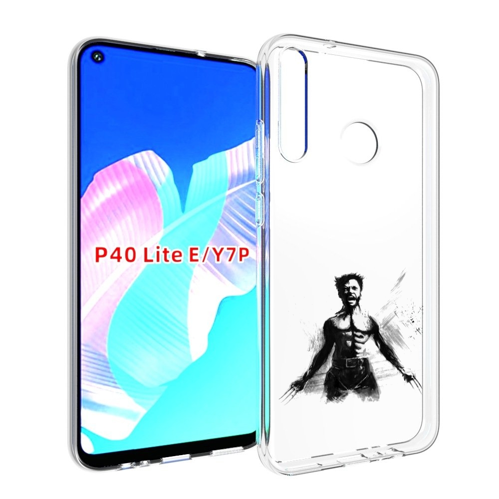 

Чехол бампер MyPads росомаха для Huawei P40 Lite E., Прозрачный, Tocco