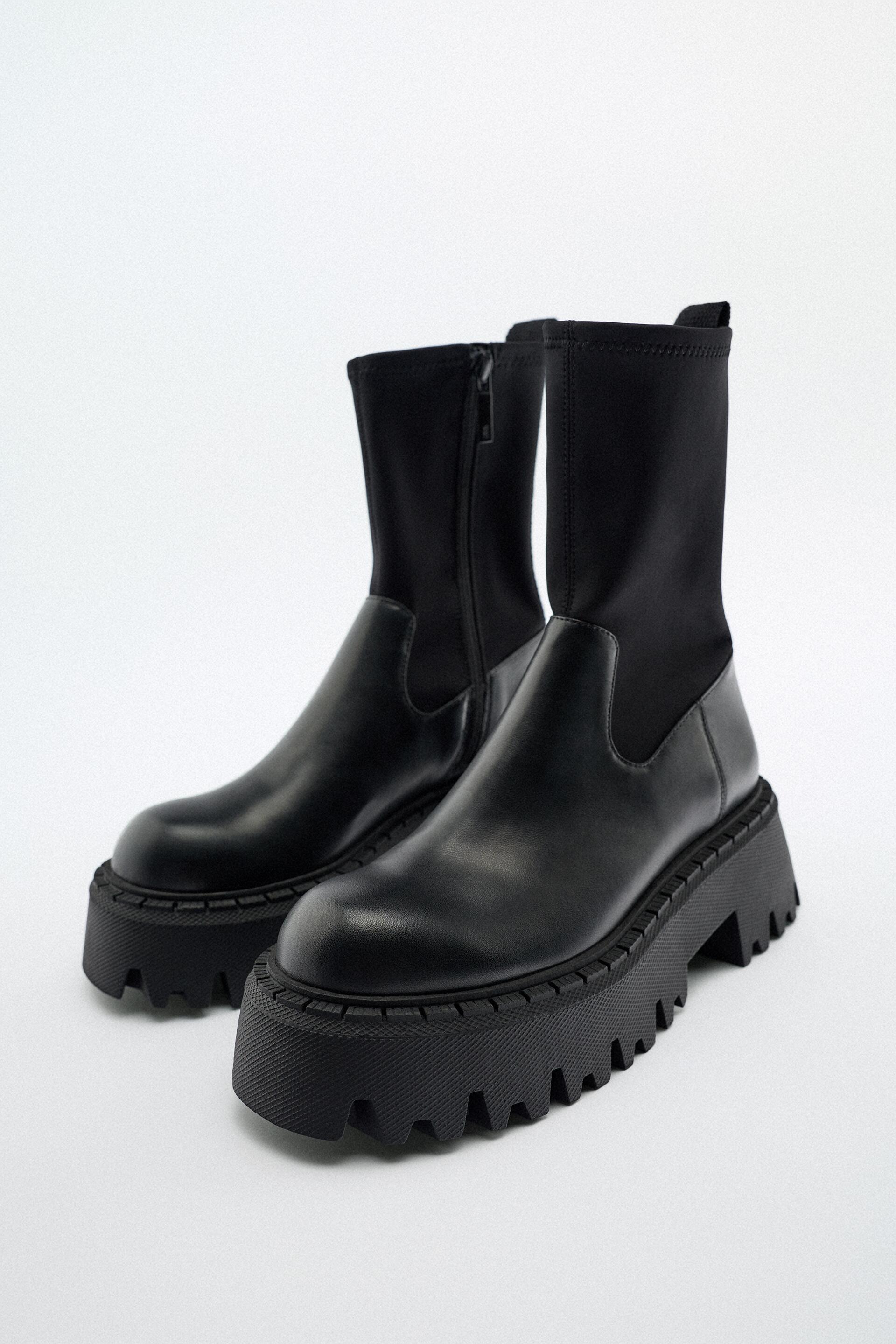 

Ботинки женские ZARA 13116810 черные 42 EU (доставка из-за рубежа), Черный, 13116810