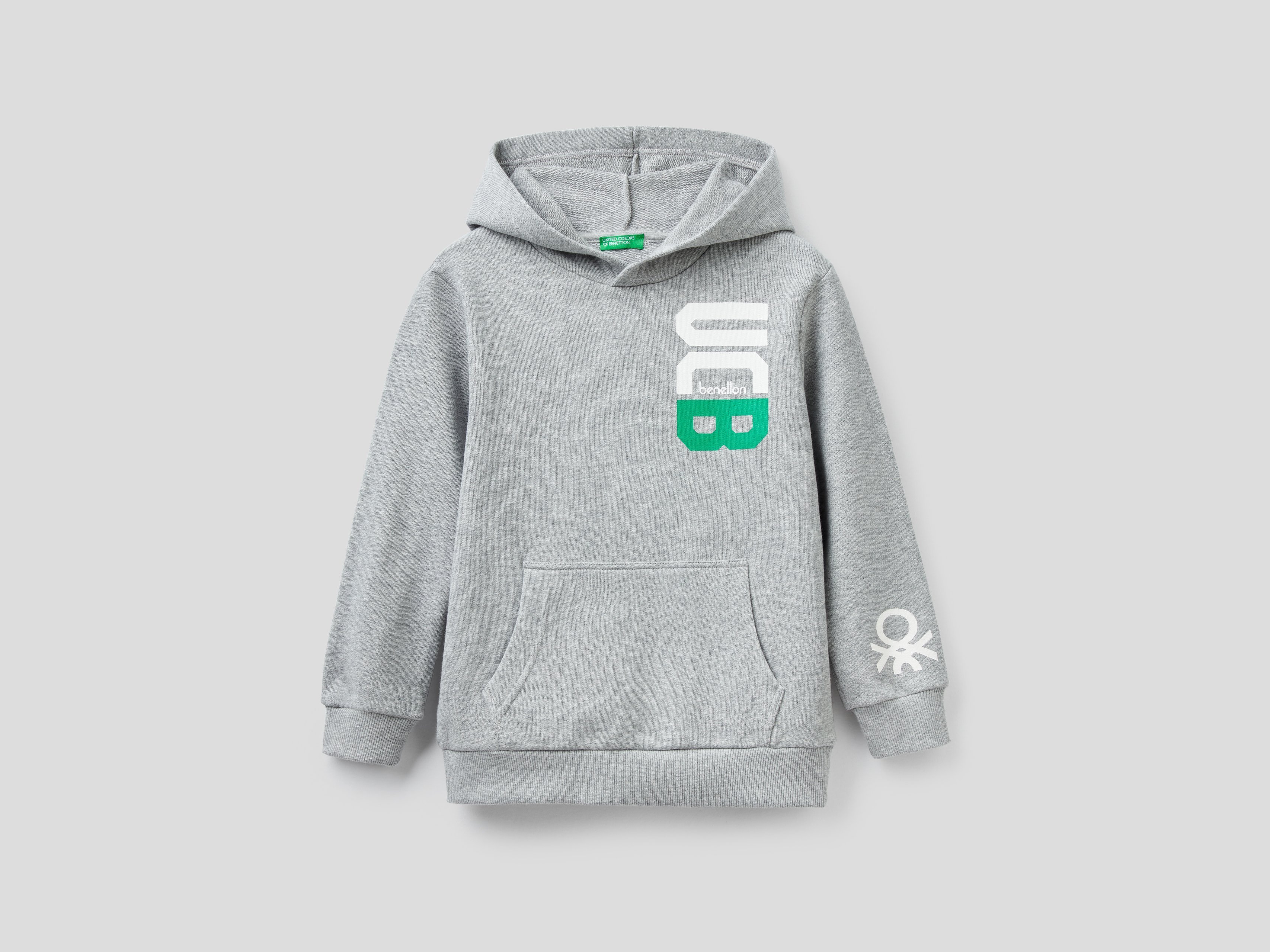 

Толстовка для мальчиков Benetton цв. серый р.146, 21A_3J68C2285