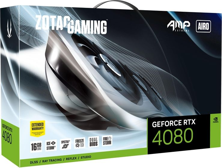 фото Видеокарта zotac nvidia geforce rtx 4080 16 гб (zt-d40810b-10p)