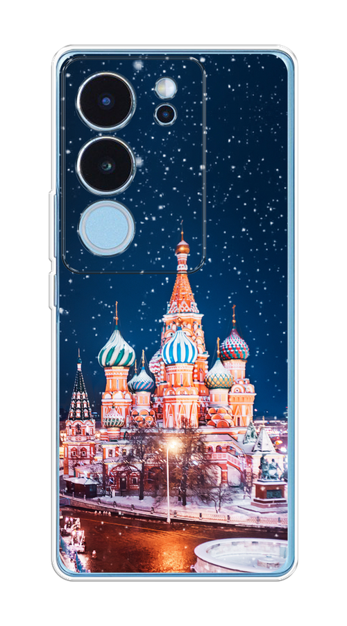 

Чехол на Vivo V29 5G "Москва 1", Коричневый;синий;белый, 269350-1