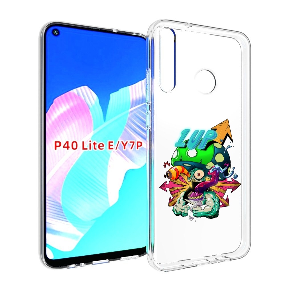 

Чехол бампер MyPads сильный гриб абстракция для Huawei P40 Lite, Прозрачный, Tocco