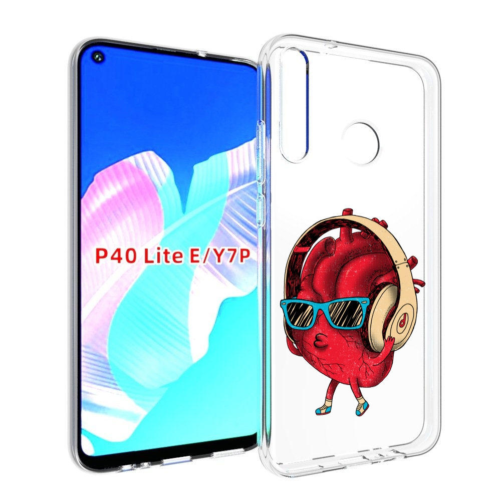 

Чехол бампер MyPads слушай сердце для Huawei P40 Lite E., Прозрачный, Tocco