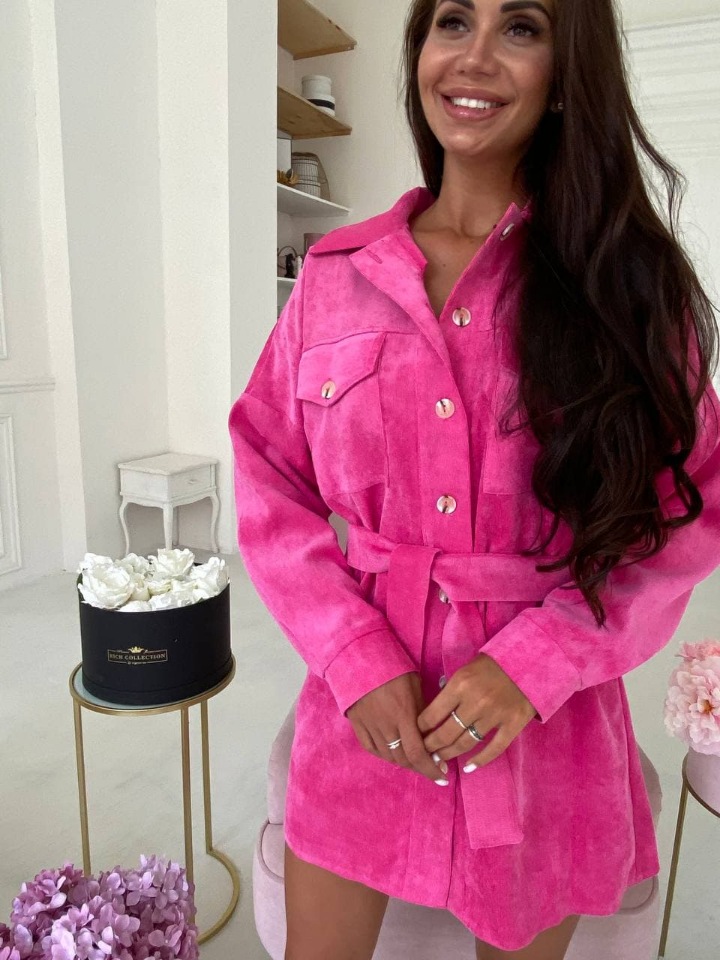 фото Рубашка женская dazzle style меган розовая 42