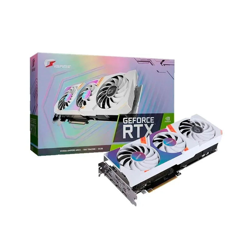 фото Видеокарта colorful nvidia geforce rtx 3060 8 гб (igame ultra w oc 8gb-v)