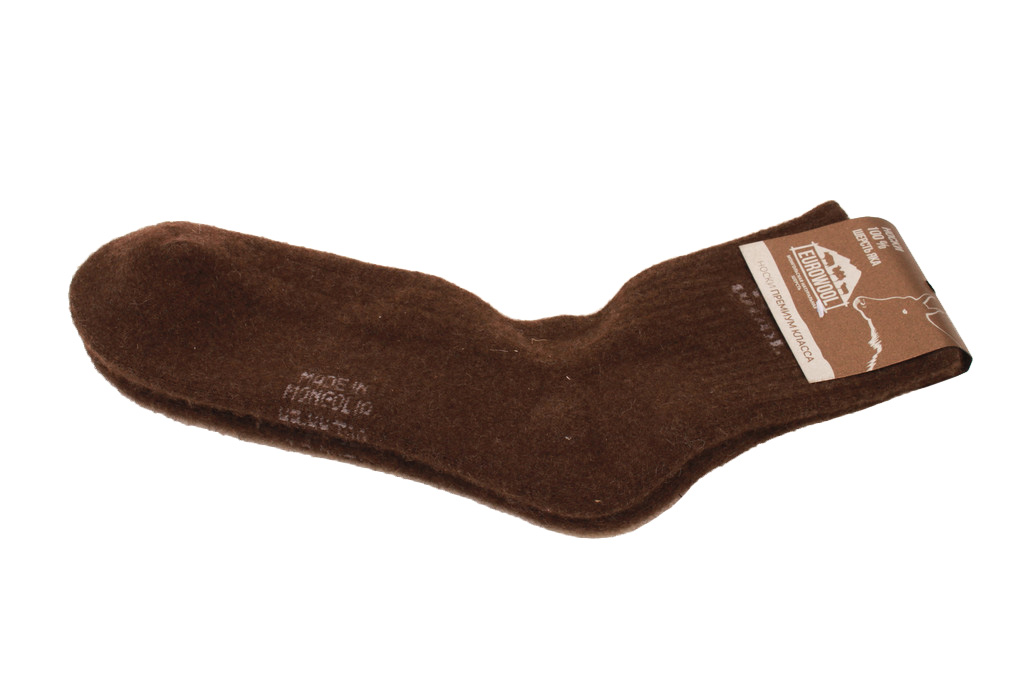 

Термоноски 70% шерсти, с пухом яка, размер 35-37 (Коричневый), Yak Wool