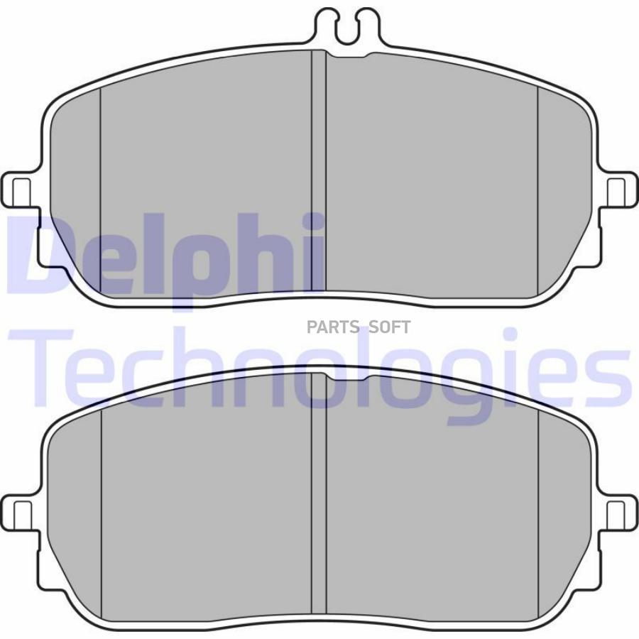 Тормозные колодки DELPHI LP3437