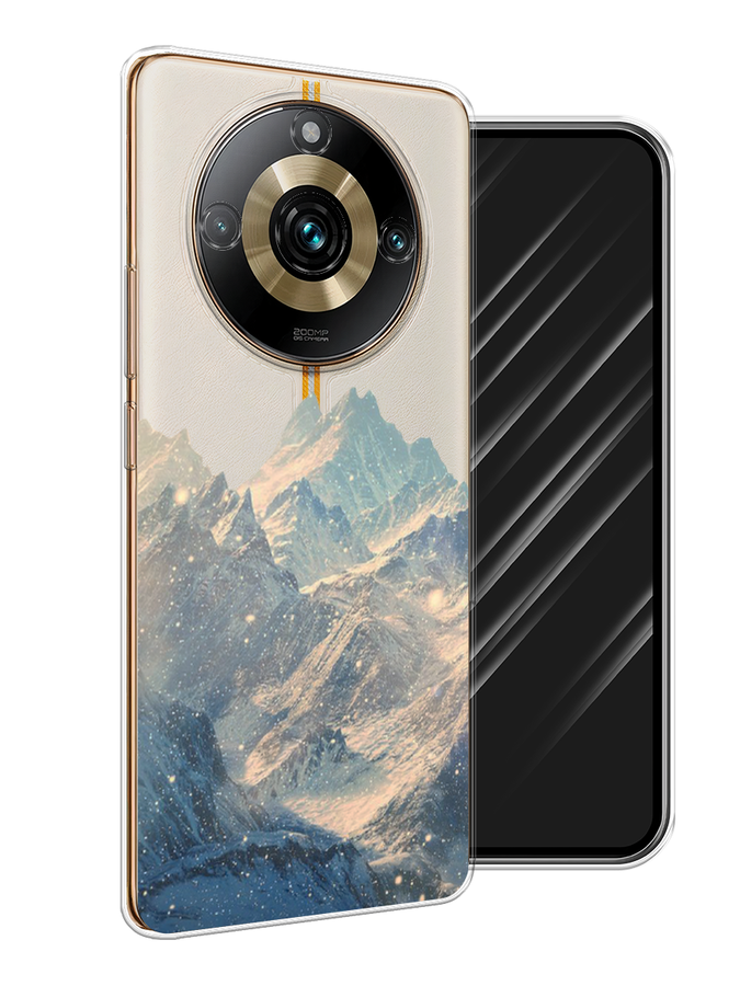 

Чехол Awog на Realme 11 "Горы арт 2", Серый, 2514150-10