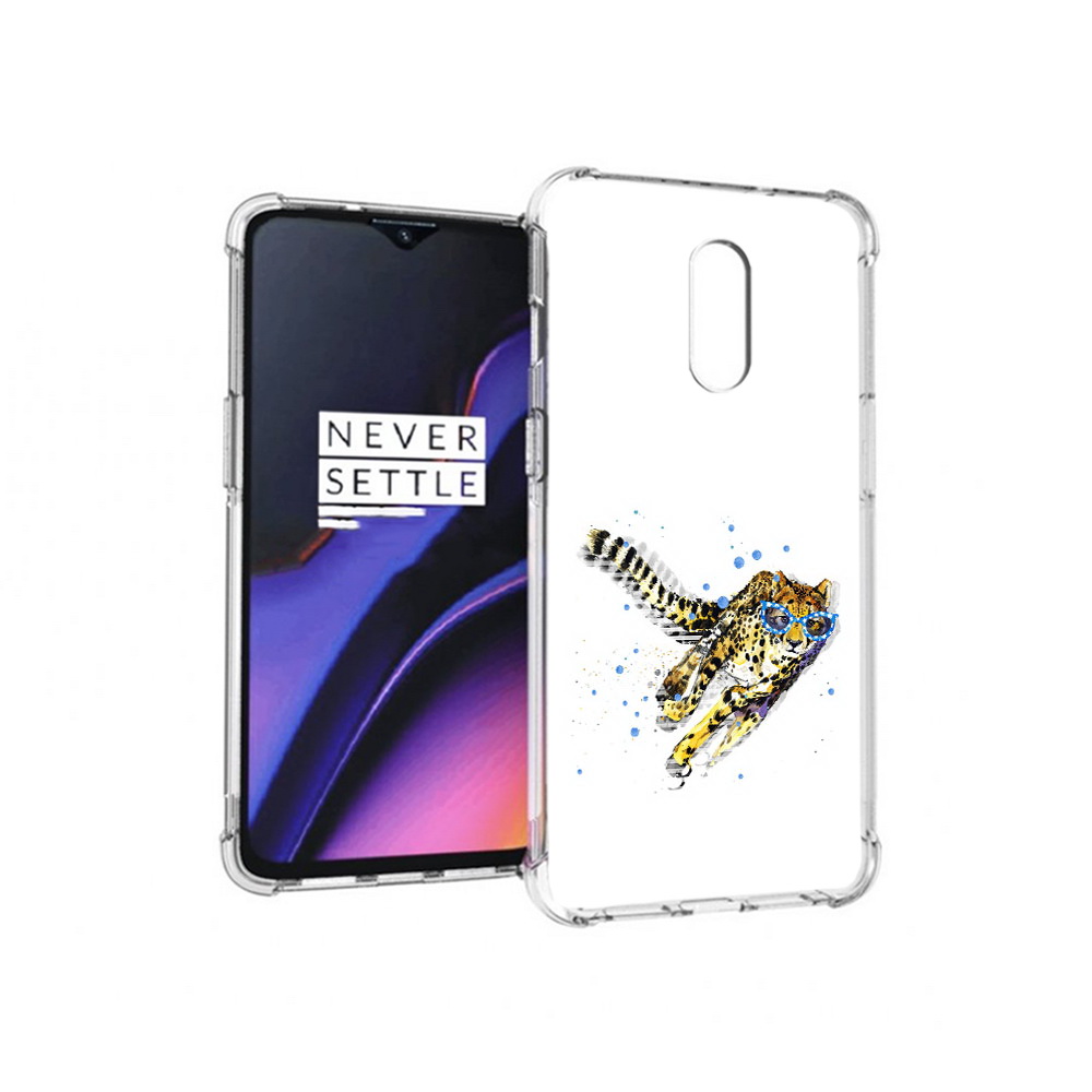 

Чехол MyPads Tocco для OnePlus 7 гепард в очках (PT227043.140.287), Прозрачный, Tocco