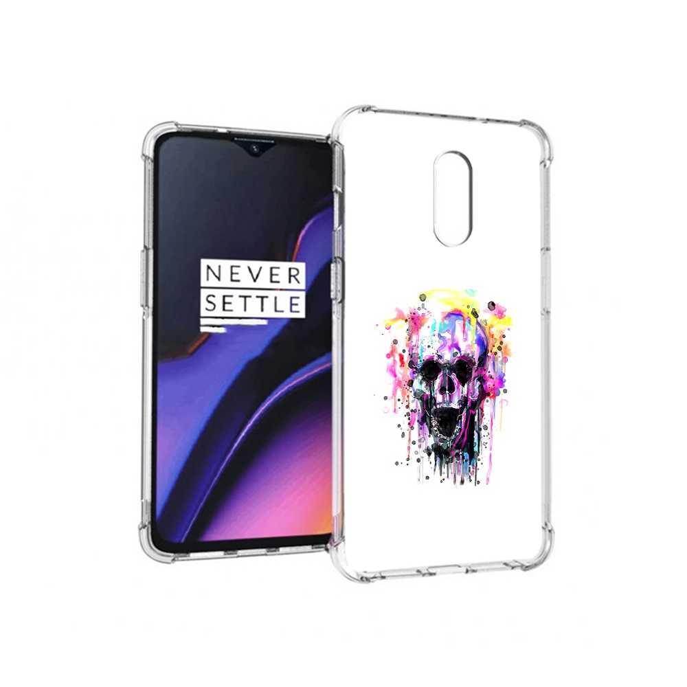 

Чехол MyPads Tocco для OnePlus 7 граффити череп (PT227043.140.298), Прозрачный, Tocco