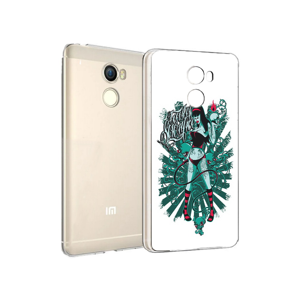 Чехол MyPads Tocco для Xiaomi Redmi 4 нарисованная девушка в татуировках (PT47306.287.499)