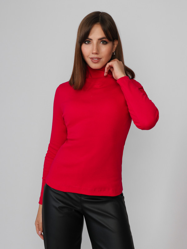 

Водолазка женская Fashion Margo ВЛ 0004 красная 58 RU, Красный, ВЛ 0004