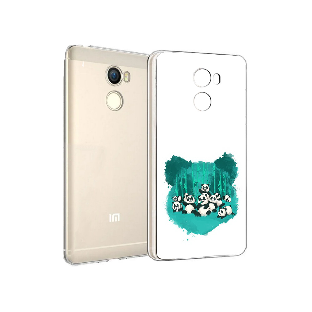 

Чехол MyPads Tocco для Xiaomi Redmi 4 нарисованные панды (PT47306.287.508), Прозрачный, Tocco
