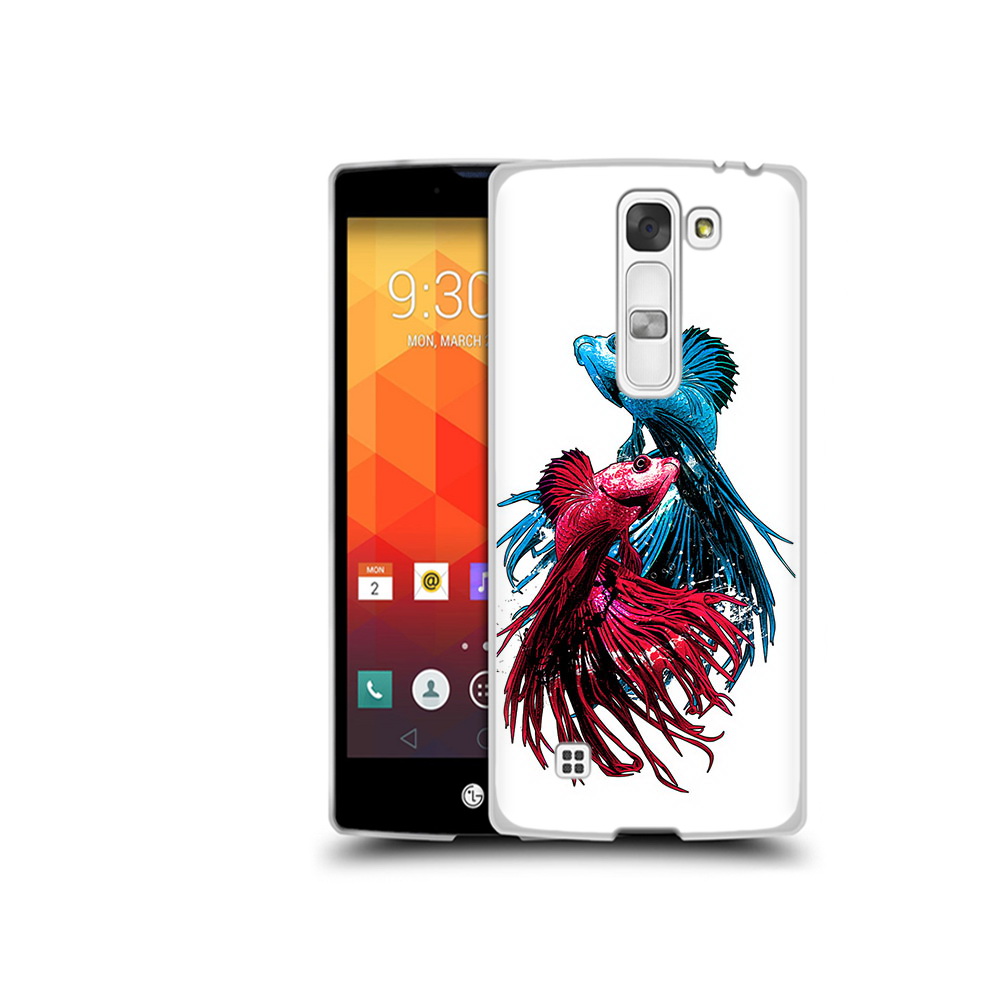 

Чехол MyPads Tocco для LG Magna рыбы петушки (PT13410.79.592), Прозрачный, Tocco