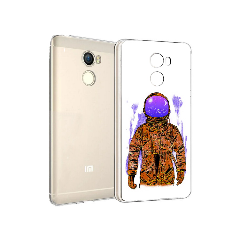 

Чехол MyPads Tocco для Xiaomi Redmi 4 нарисованный мужчина в скафандре (PT47306.287.510), Прозрачный, Tocco