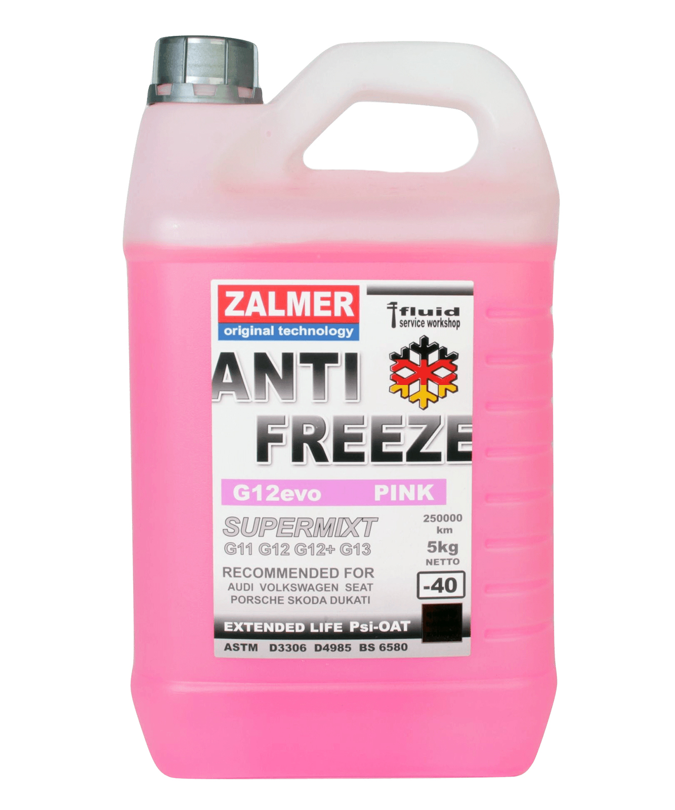Антифриз ZALMER ZR4000G12evo5кг розовый