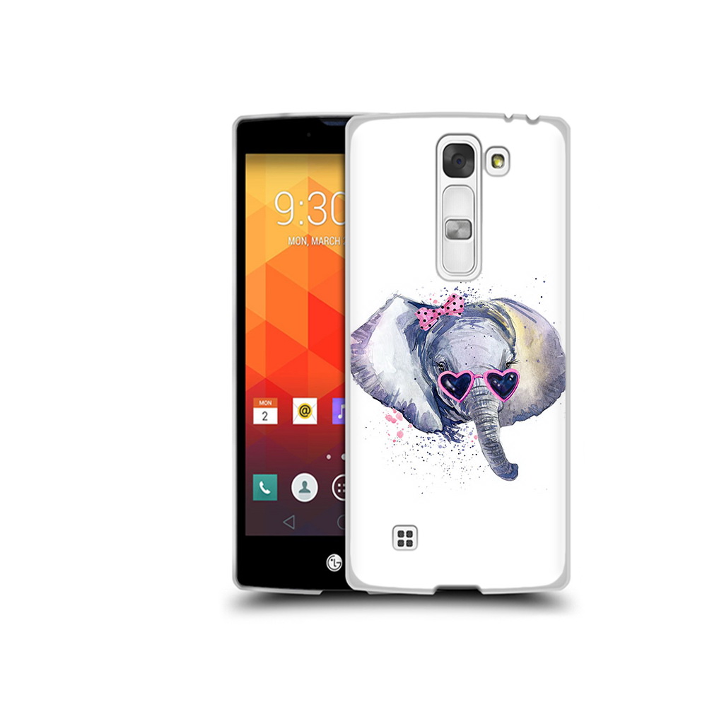 

Чехол MyPads Tocco для LG Magna слоник в очках (PT13410.79.608), Прозрачный, Tocco
