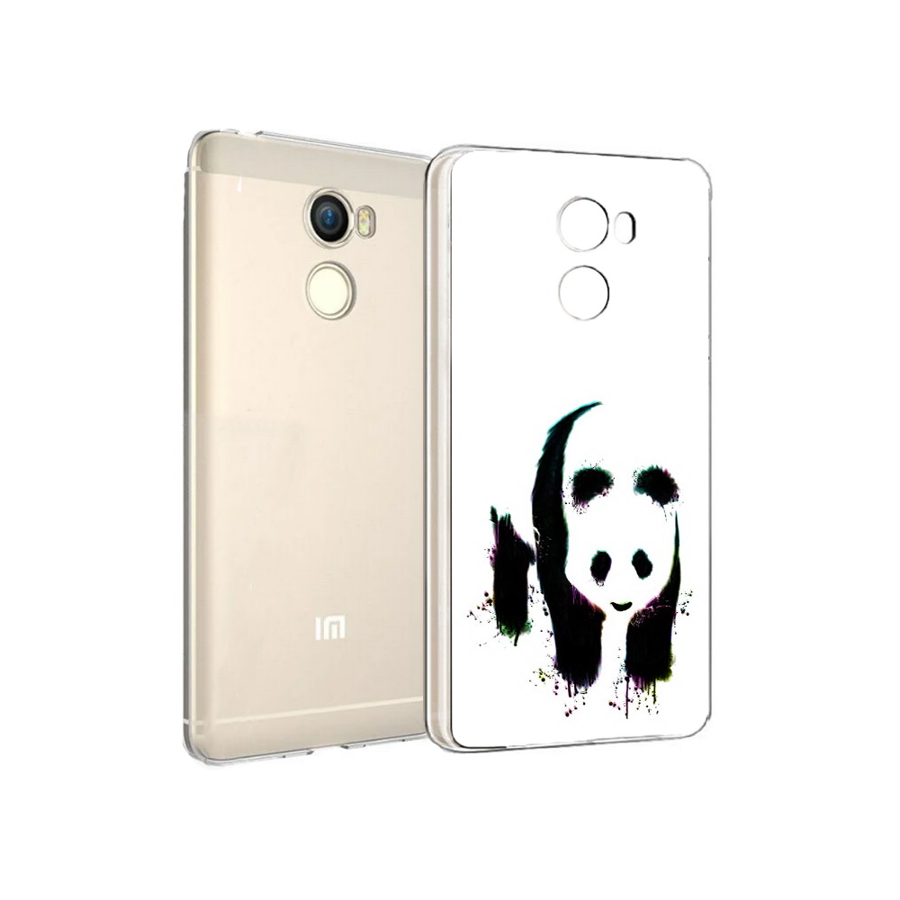 

Чехол MyPads Tocco для Xiaomi Redmi 4 панда в акварели (PT47306.287.532), Прозрачный, Tocco